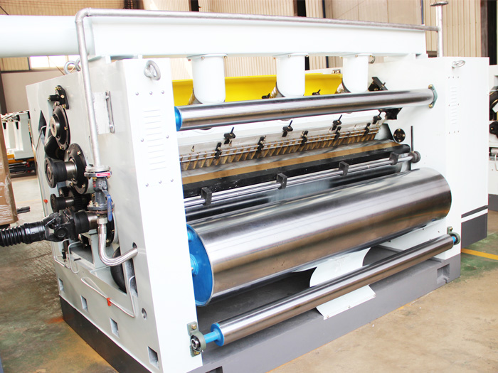 高速單面瓦楞機，真空單面瓦楞機，紙箱機械瓦楞機